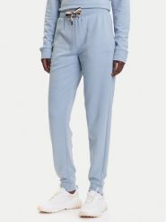 BOSS Spodnie dresowe CP Stripe 50524759 Błękitny Regular Fit. Niebieskie spodnie dresowe damskie Boss, l, bez wzorów, z bawełny. Za 289.99 zł.