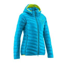 Damska kurtka puchowa Edelrid Eldo. Niebieskie kurtki damskie EDELRID, l, bez wzorów, z materiału, bez kaptura. Za 1,007.15 zł.