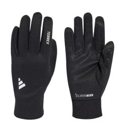 Rękawiczki Terrex CLIMAWARM. Białe rękawiczki damskie Adidas, bez wzorów, z materiału. Za 149.00 zł.