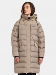 Didriksons Parka Fay Wns Parka 504524 Beżowy Regular Fit. Brązowe parki damskie Didriksons, bez wzorów, z syntetyku. Za 989.99 zł.