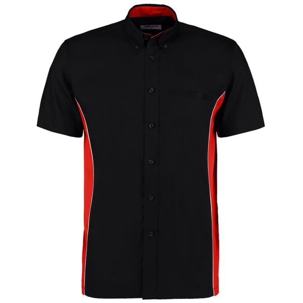 Męska Koszula Sportowa Guziki Trening. Białe koszule męskie GAMEGEAR, m, bez wzorów, bez kołnierzyka, bez ramiączek. Za 144.99 zł.