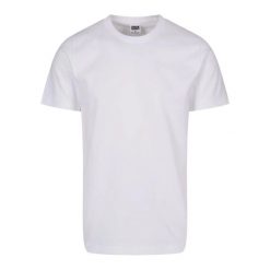 T-shirt Męski Jeden Kolor Basic. Białe t-shirty męskie Urban Classics, m, bez wzorów, bez kołnierzyka. Za 72.99 zł.