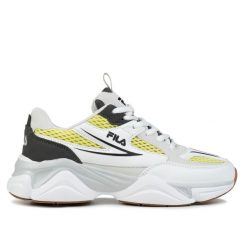 Buty damskie sportowe sneakersy Fila RECADE WMN. Białe buty sportowe na co dzień damskie Fila, bez wzorów, z jeansu, trekkingowe. Za 169.00 zł.