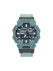 G-Shock Zegarek GA-010CE-2AER Zielony. Zielone, analogowe zegarki męskie G-Shock. Za 629.99 zł.