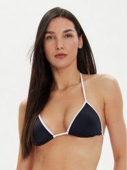 Tommy Hilfiger Góra od bikini UW0UW05239 Granatowy. Niebieskie bikini damskie Tommy Hilfiger, bez wzorów. Za 219.99 zł.