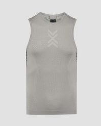Potówka rowerowa unisex X-Bionic Xceed Ride Baselayer Tank Top szara. Szare topy sportowe damskie X BIONIC, l, bez wzorów, bez ramiączek. Za 339.99 zł.