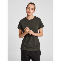Koszulka damska Hummel Red Heavy. Szare t-shirty damskie HUMMEL, s, bez wzorów, z bawełny, bez kołnierzyka. Za 110.00 zł.