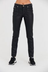 JUST CAVALLI Skinny Czarne jeansy z połyskiem. Czarne jeansy damskie Just Cavalli. W wyprzedaży za 699.99 zł.