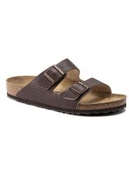 Birkenstock Skórzane klapki "Arizona" w kolorze brązowym rozmiar: 40. Brązowe klapki i japonki męskie Birkenstock. Za 505.13 zł.