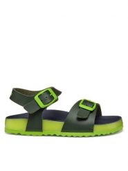 Geox Sandały J Ghita J558LC 0003W C3X2K D Khaki. Brązowe sandały chłopięce Geox, ze skóry, bez zapięcia. Za 149.99 zł.