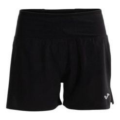 Spodenki do biegania damskie Joma R-Nature. Czarne szorty damskie Joma, bez wzorów, z meshu. Za 163.50 zł.