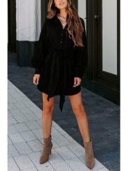 Milan Kiss Sukienka w kolorze czarnym rozmiar: S. Czarne sukienki damskie Milan Kiss, na co dzień, s, bez wzorów, bez kołnierzyka, bez ramiączek, mini, proste. Za 78.66 zł.