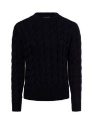 Franco Callegari Sweter Kobiety Bawełna niebieski, XL. Niebieskie swetry klasyczne damskie Franco Callegari, xl, z bawełny, bez kołnierzyka. Za 299.95 zł.