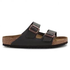 Klapki unisex Birkenstock Arizona. Czarne klapki i japonki męskie Birkenstock, z materiału. Za 668.00 zł.