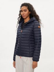 Save The Duck Kurtka przejściowa D33620W GIGA01 Granatowy Regular Fit. Niebieskie kurtki damskie SAVE THE DUCK, bez wzorów, z syntetyku, bez kaptura. Za 449.99 zł.
