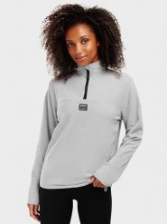 Siroko Bluza polarowa "Limestone" w kolorze szarym rozmiar: XL. Szare bluzy bez kaptura damskie SIROKO, xl, z materiału. Za 164.95 zł.