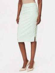 Rinascimento Spódnica ołówkowa CFC0127985003 Zielony Slim Fit. Zielone spódniczki damskie RINASCIMENTO, xl, bez wzorów, z syntetyku, ołówkowe. Za 379.99 zł.
