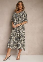 Czarna Sukienka z Bawełną i Abstrakcyjnym Motywem Filarella. Czarne sukienki damskie Renee, na co dzień, na lato, l, bez wzorów, z bawełny, eleganckie, bez kołnierzyka, bez ramiączek, midi. W wyprzedaży za 45.49 zł.