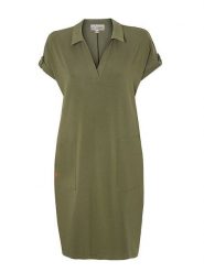 TATUUM Sukienka "Saco" w kolorze khaki rozmiar: S. Brązowe sukienki damskie Tatuum, na co dzień, s, bez wzorów, bez kołnierzyka, bez ramiączek, midi, proste. Za 149.31 zł.