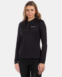 Damska koszulka techniczna long-sleeve Kilpi GIMI-W. Czarne t-shirty damskie Kilpi, bez wzorów, z poliesteru, bez kołnierzyka. Za 215.49 zł.