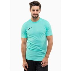 Koszulka treningowa męska Nike Park Vii. Niebieskie t-shirty sportowe męskie Nike, m, bez ramiączek, do piłki nożnej. Za 89.99 zł.