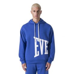 Bluza męska Everlast Exclusive Hoodie Logo. Niebieskie bluzy bez kaptura męskie Everlast, bez wzorów, sportowe, bez kołnierzyka, bez ramiączek. Za 189.99 zł.