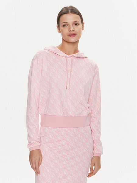 Guess Bluza Gl Logo V4RQ13 KC2X2 Różowy Regular Fit. Czerwone bluzy bez kaptura damskie Guess, s, z syntetyku. Za 269.99 zł.