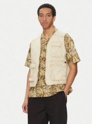Alpha Industries Kamizelka Canvas Acid Vest 156140 Kremowy Loose Fit. Białe kamizelki męskie Alpha Industries, m, z bawełny. Za 223.99 zł.