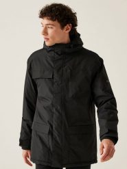 Regatta Parka "Penbreck II" w kolorze czarnym rozmiar: S. Czarne parki męskie Regatta, m, bez wzorów. Za 141.19 zł.