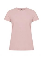 Clique Basic-T Women Dopasowana damska koszulka bawełniana. Czerwone t-shirty damskie CLIQUE, m, bez wzorów, z bawełny, bez kołnierzyka. Za 97.35 zł.