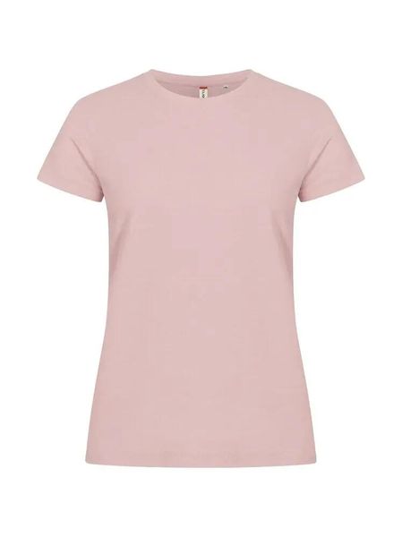 Clique Basic-T Women Dopasowana damska koszulka bawełniana. Czerwone t-shirty damskie CLIQUE, m, bez wzorów, z bawełny, bez kołnierzyka. Za 97.35 zł.