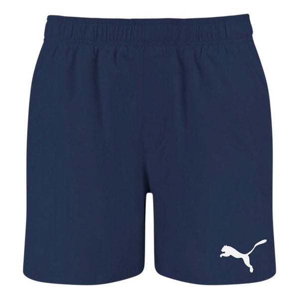 Męskie Spodenki Kąpielowe Średniej Długości Z Logo. Niebieskie kąpielówki męskie Puma, m, bez wzorów. Za 166.99 zł.
