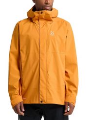Haglöfs Kurtka funkcyjna "Koyal Proof" w kolorze żółtym rozmiar: M. Żółte kurtki outdoor męskie Haglöfs, m, bez wzorów, z materiału, bez kaptura. Za 369.95 zł.