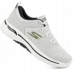 Męskie buty sportowe do chodzenia Skechers Go Walk Arch Fit. Szare buty sportowe na co dzień męskie Skechers, bez zapięcia, trekkingowe. Za 279.00 zł.