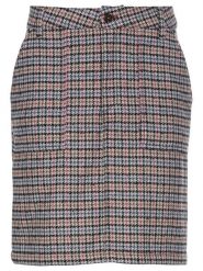 Camel Active Spódnica w kolorze czarno-różowo-błękitnym rozmiar: 38. Czarne spódniczki damskie Camel Active, bez wzorów, z wełny, z podwyższonym stanem, mini. Za 165.31 zł.