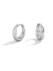 Miu Silver Srebrne kolczyki-wkrętki rozmiar: onesize. Szare kolczyki damskie Miu Silver, srebrne. Za 69.99 zł.