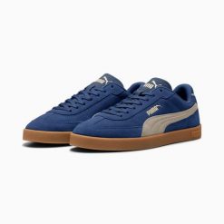 Puma Buty Club Ii Era Suede 40071711. Niebieskie buty wizytowe męskie Puma, z gumy, bez zapięcia. Za 203.99 zł.