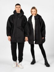 Yeezy Gap Engineered By Balenciaga "T-Cut Parka" | 720926 TMO91 | Mężczyzna | Czarny. Czarne parki męskie Yeezy Gap Engineered by Balenciaga, m, bez wzorów, z tkaniny. W wyprzedaży za 1,199.00 zł.