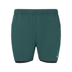 Szorty 2 w 1 Virtus Zayne. Niebieskie szorty męskie VIRTUS, bez kołnierzyka. Za 130.50 zł.
