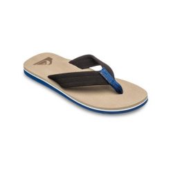Sandały dla Mężczyzn MOLOKAI LAYBACK Brązowy. Brązowe sandały męskie Quiksilver, z gumy, bez zapięcia. Za 119.99 zł.