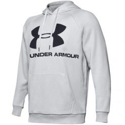 Męska Bluza Polarowa Z Logo Rival. Niebieskie bluzy bez kaptura męskie Under Armour, m, z polaru. Za 376.99 zł.
