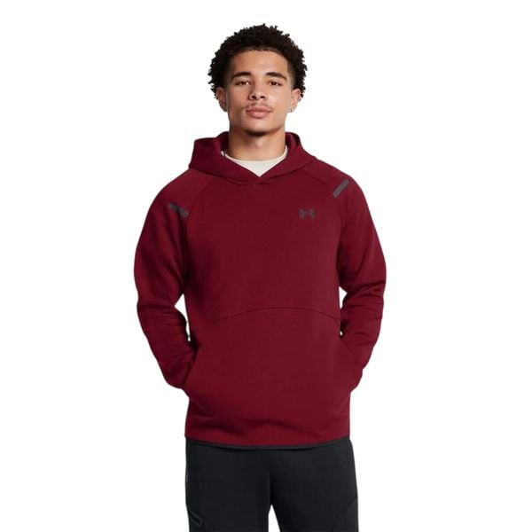 Męska bluza z kapturem Essential Fleece (Czerwona). Czerwone bluzy z kapturem męskie Under Armour, l, z materiału. Za 439.25 zł.