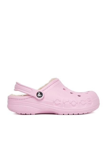 Crocs Klapki C-BAYA LINED CLOG 205969-6GD Różowy. Czerwone klapki damskie Crocs, bez wzorów, z tworzywa sztucznego, bez obcasa. Za 189.99 zł.