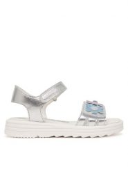 Primigi Sandały 1417022 S Srebrny. Szare sandały dziewczęce Primigi, ze skóry, bez zapięcia. Za 279.99 zł.