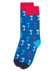 Happy Socks Skarpety w kolorze niebieskim rozmiar: 41-46. Niebieskie skarpetki męskie Happy Socks, bez wzorów. Za 30.99 zł.