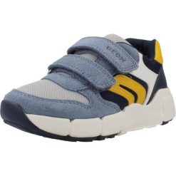 Buty GEOX B FLEXYPER MINI Niebieski. Niebieskie buty trekkingowe męskie Geox, ze skóry, bez zapięcia, trekkingowe. Za 183.99 zł.