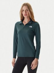 The North Face Koszulka techniczna Flex NF0A8BRQ Zielony Slim Fit. Zielone bluzki sportowe damskie The North Face, l, bez wzorów, z syntetyku, bez ramiączek. Za 169.99 zł.