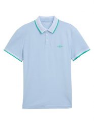 Tom Tailor Koszulka polo w kolorze błękitnym rozmiar: S. Niebieskie koszulki polo męskie Tom Tailor, s, bez wzorów, z bawełny, bez ramiączek. Za 52.55 zł.