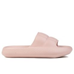 Klapki damskie sportowe Lee MAYA SLIDER WOMEN LOW. Czerwone klapki damskie Lee, bez wzorów, z materiału, bez obcasa. Za 89.00 zł.