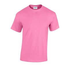 Ciężka Bawełniana Koszulka Unisex Dla Dorosłych. Fioletowe bluzki damskie Gildan, xl, bez wzorów, z bawełny, sportowe, bez kołnierzyka, bez ramiączek. Za 30.99 zł.